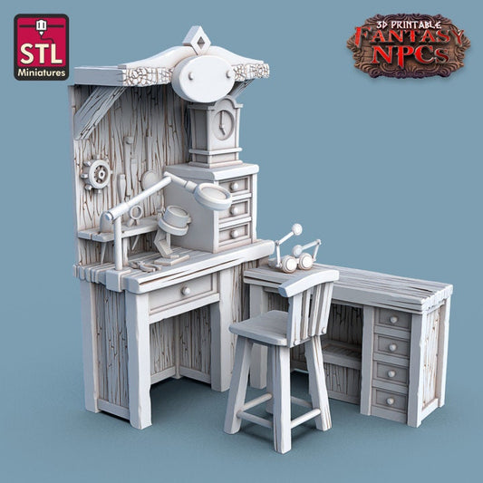 Tinkerer's Workbench - Unpainted Miniature