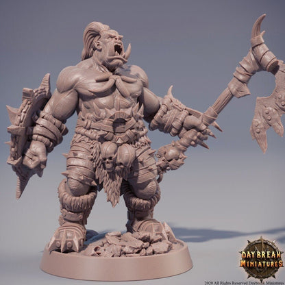 Hector Stumpfkant - Orc Barbarian - Unpainted Miniature