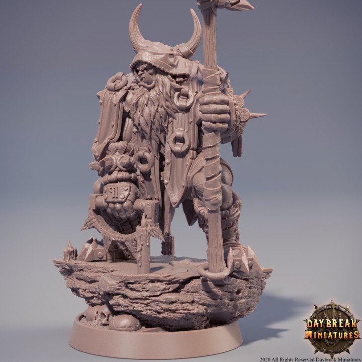 Diogenes Zauberkampff - Orc Warlock - Unpainted Miniature