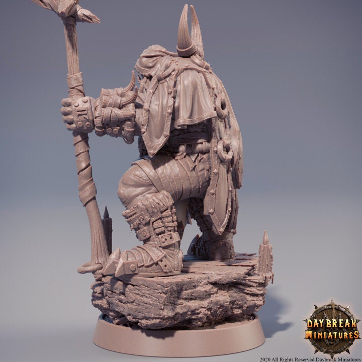 Diogenes Zauberkampff - Orc Warlock - Unpainted Miniature