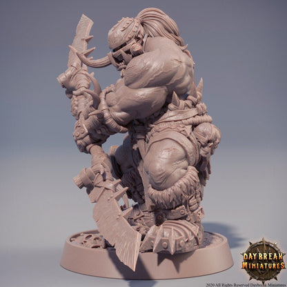 Machinus Zwergbrecher - Orc Barbarian - Unpainted Miniature