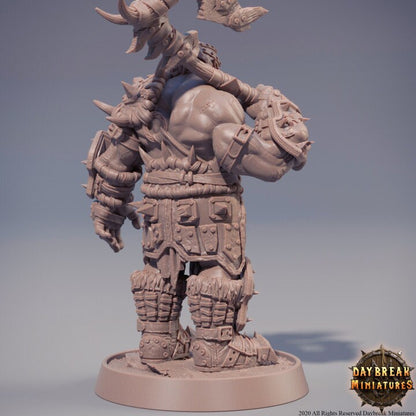 Wolfmund Der Zerstörer - Orc Barbarian - Unpainted Miniature