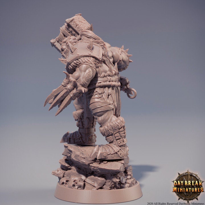 Zweitung Blutnagel - Orc Barbarian - Unpainted Miniature