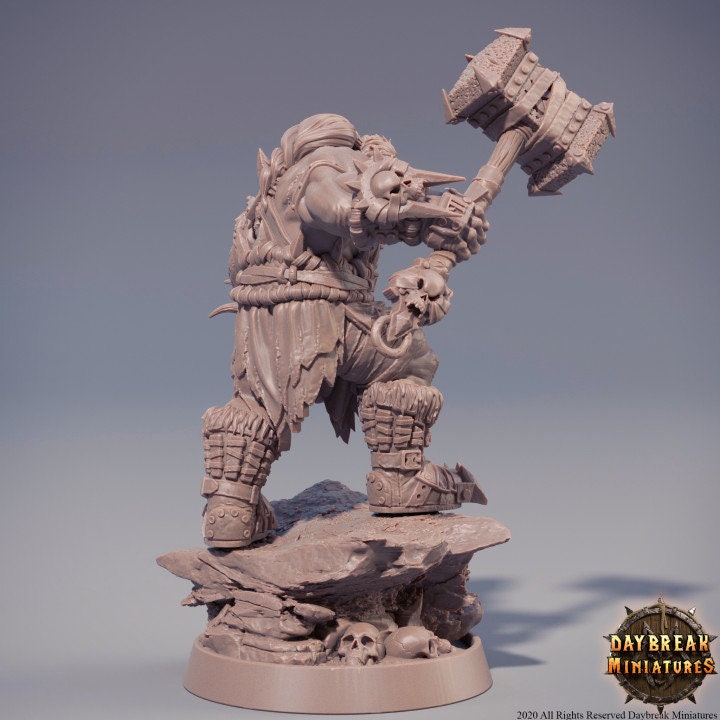 Zweitung Blutnagel - Orc Barbarian - Unpainted Miniature