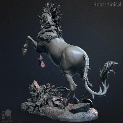 Dark Unicorn - Unpainted Miniature