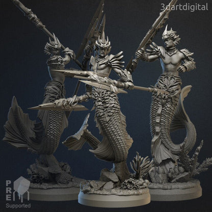 Merfolk - Unpainted Miniature