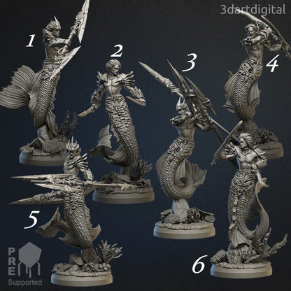 Merfolk - Unpainted Miniature