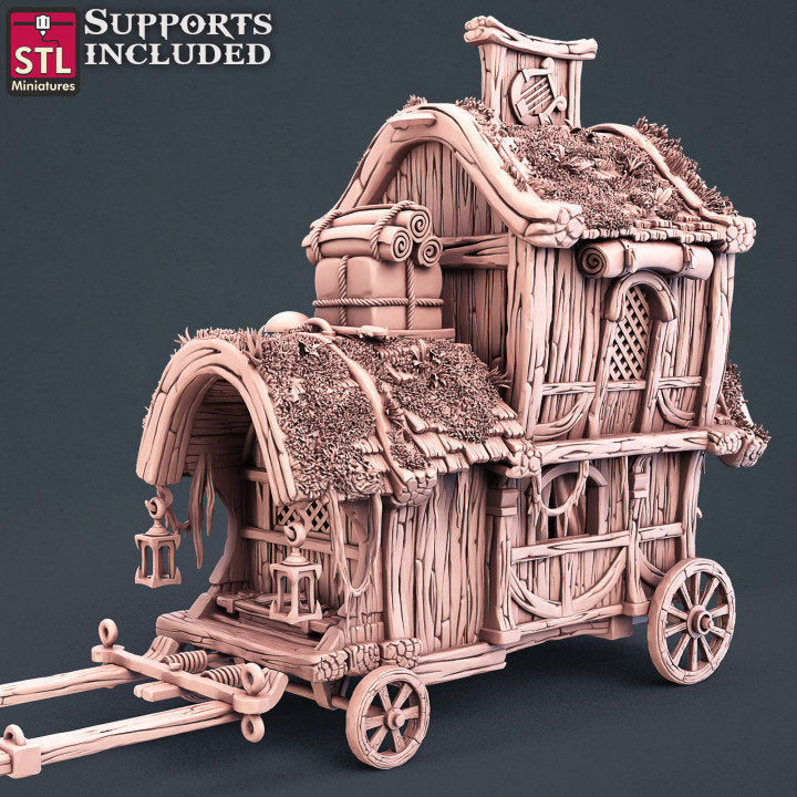 Satyr Wagon - Unpainted Miniature