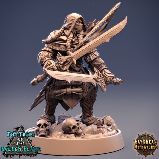 Goslana Shadowslash - Hobgoblin Rogue - Unpainted Miniature