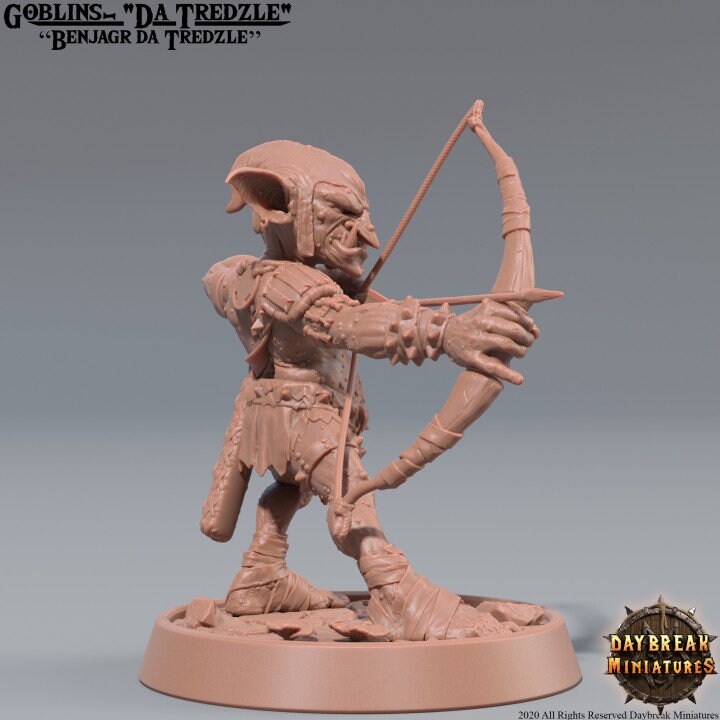 Benjagr da Tredzle - Goblin Ranger Miniature