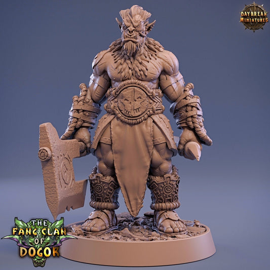 Gan-daal Rind - Bugbear with Eyepatch - Unpainted Miniature