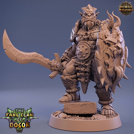 Manbrand Gorr - Bugbear Warrior - Unpainted Miniature