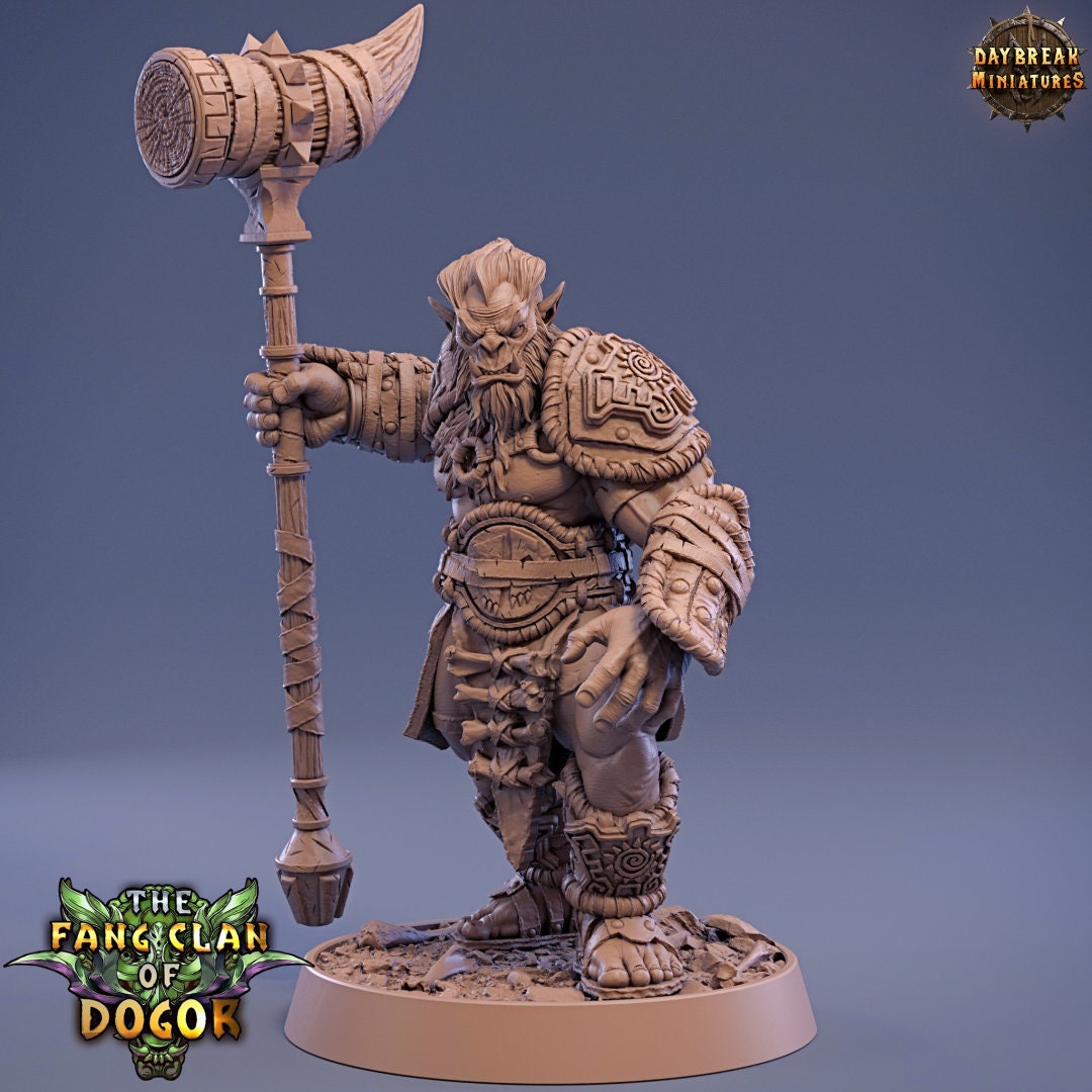 Hook Hangri - Bugbear Warrior - Unpainted Miniature