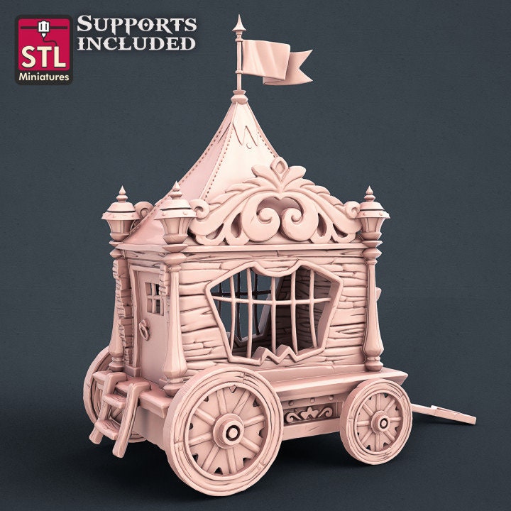 Carnival Cart - Unpainted Miniature