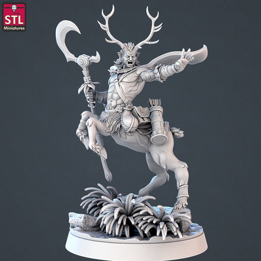 Male Centaur Druid - Unpainted Miniature