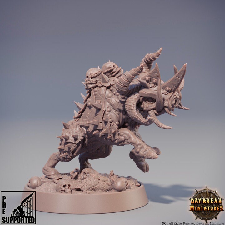 Houndhogs - Dire Hog - Unpainted Miniature