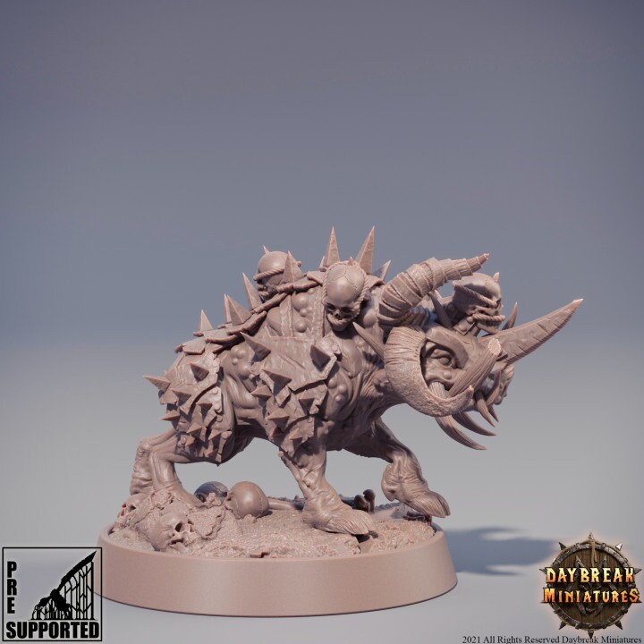 Houndhogs - Dire Hog - Unpainted Miniature