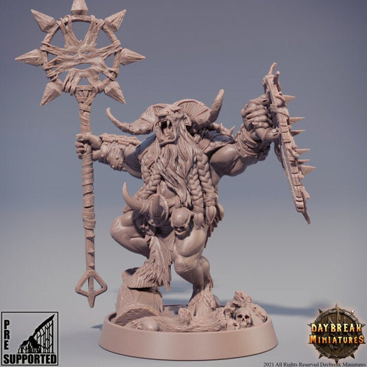 Gnieken the Skinner - Beastfolk - Unpainted Miniature