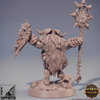 Gnieken the Skinner - Beastfolk - Unpainted Miniature