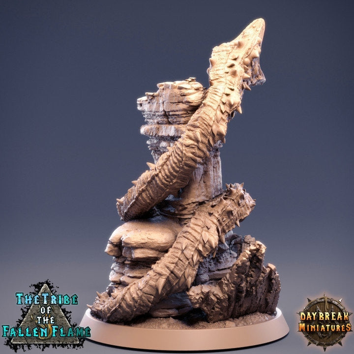 Adult Deadwriggler - Adult Sand Worm - Unpainted Miniature