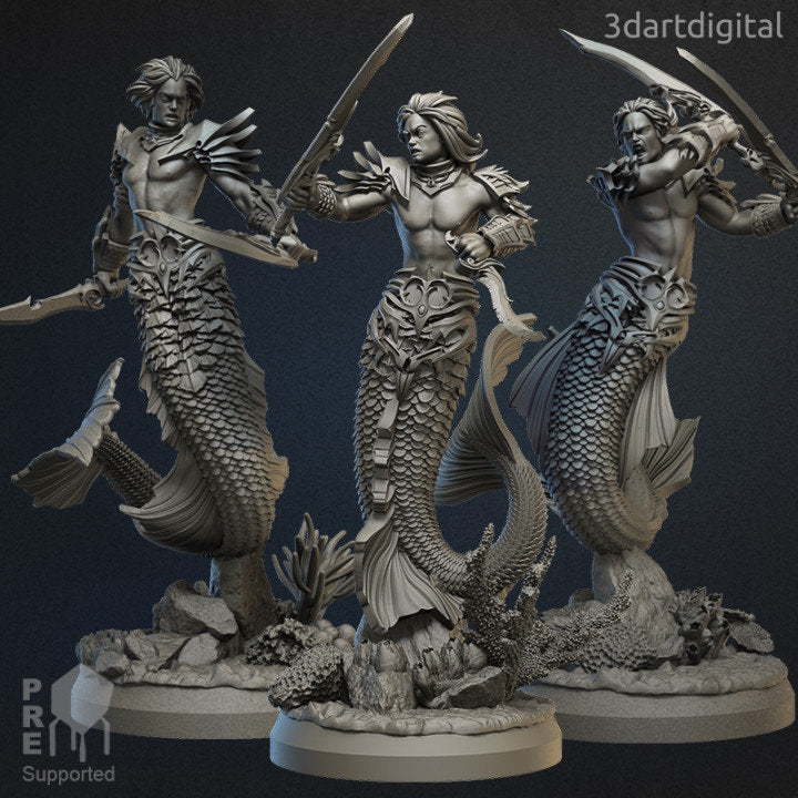 Merfolk - Unpainted Miniature