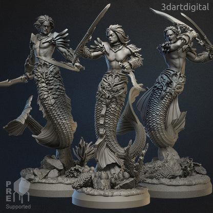 Merfolk - Unpainted Miniature