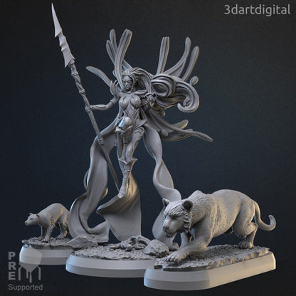 Fairy Druid - Unpainted Miniature