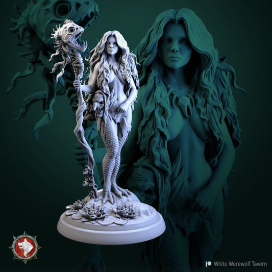 Greta Fish Scale - Sea Hag - Unpainted Miniature