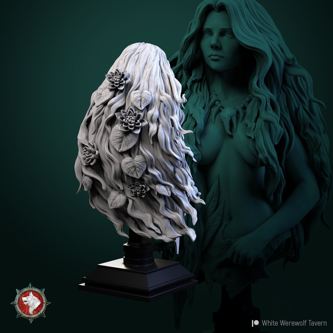 Greta Fishscale - Sea Hag Bust