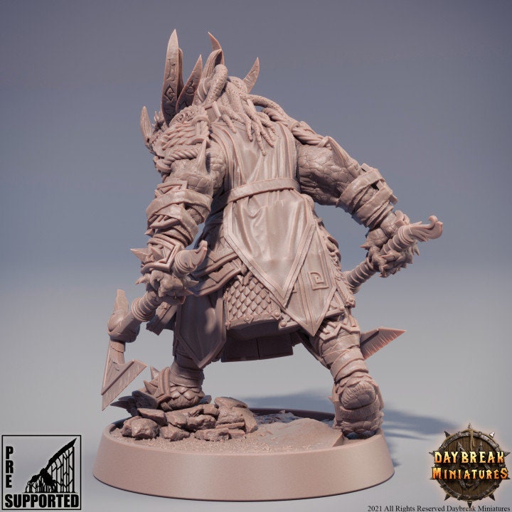 Kunzite - Dragonborn Fighter Miniature