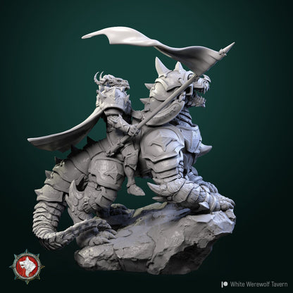 Dragonborn Commander - Unpainted Miniature