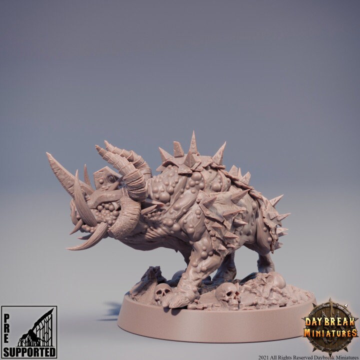 Houndhogs - Dire Hog - Unpainted Miniature