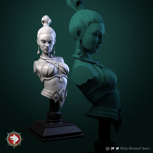 Water Master - Female Monk Bust