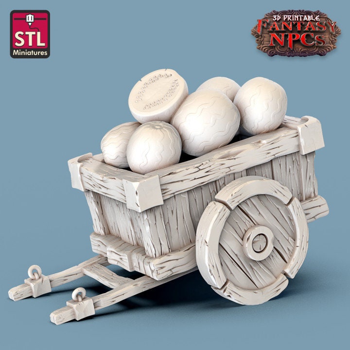 Fruit Wagon - Unpainted Miniature