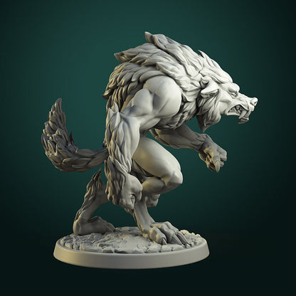 Werewolf - Pose 2 - Unpainted Miniature