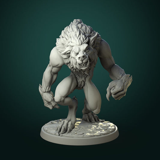 Werewolf - Pose 2 - Unpainted Miniature