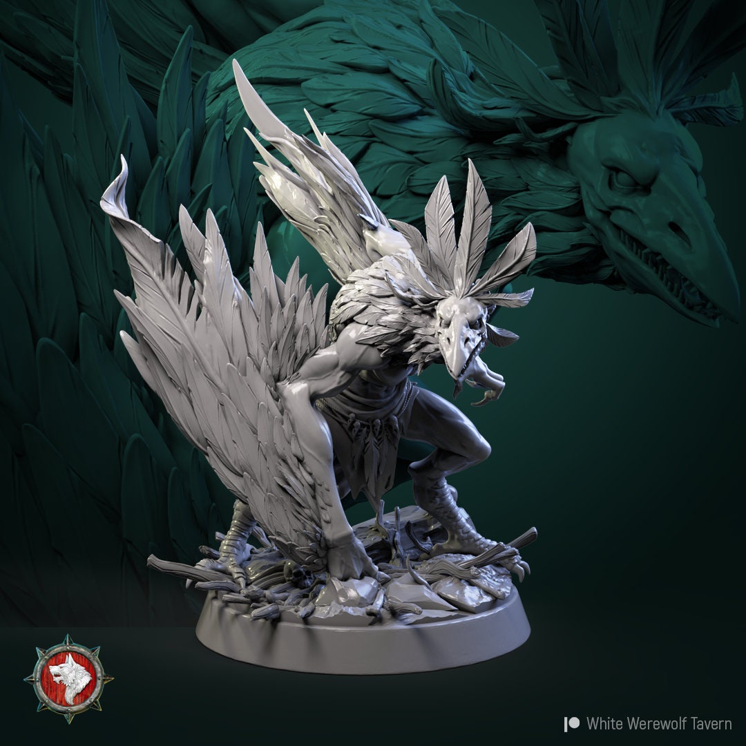 Aarakocra Monster - Unpainted Miniature