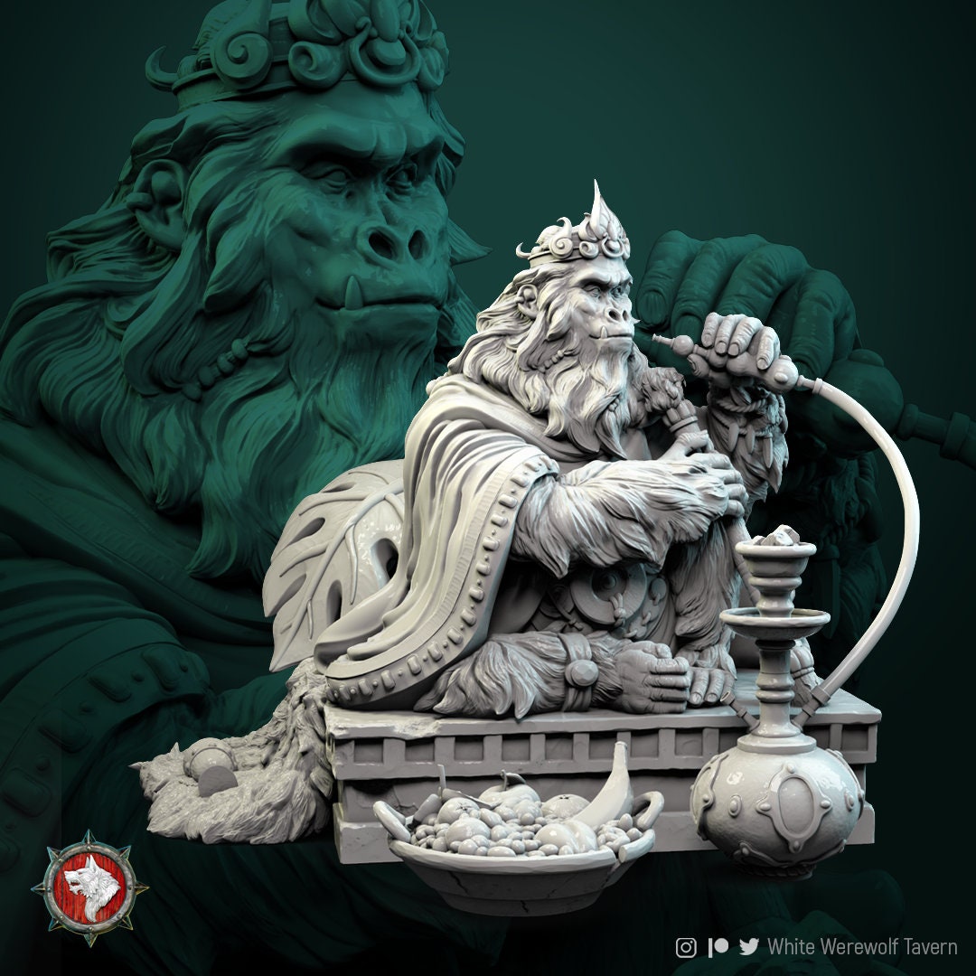 Monkey King - Unpainted Miniature