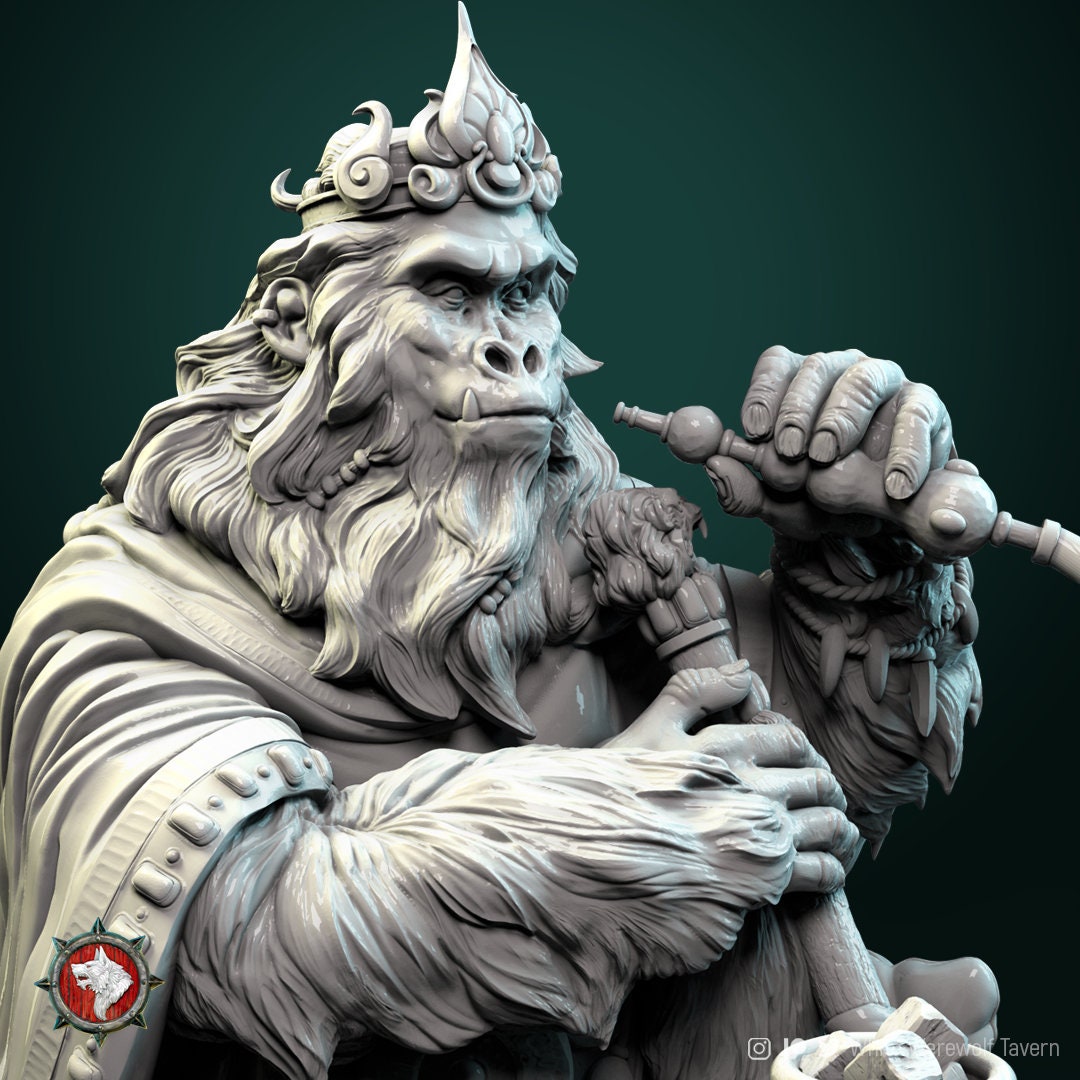 Monkey King - Unpainted Miniature