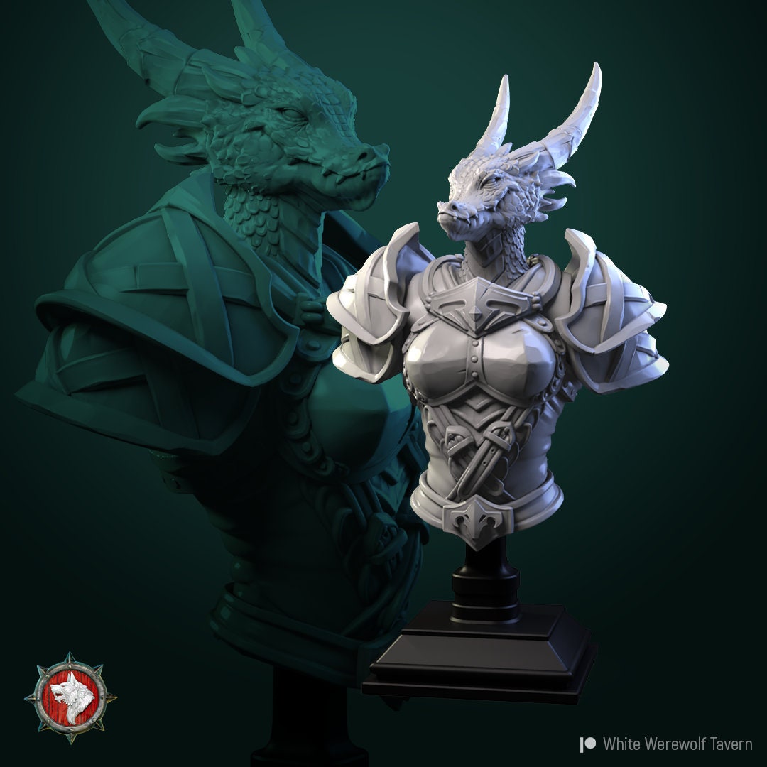 Arsha - Dragonborn Bust