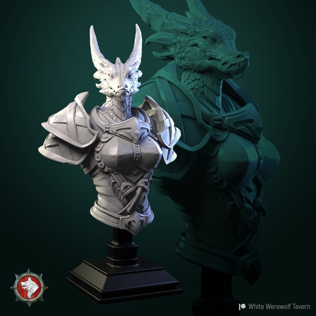 Arsha - Dragonborn Bust