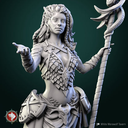 Nala - Draconic Sorceress - Unpainted Miniature