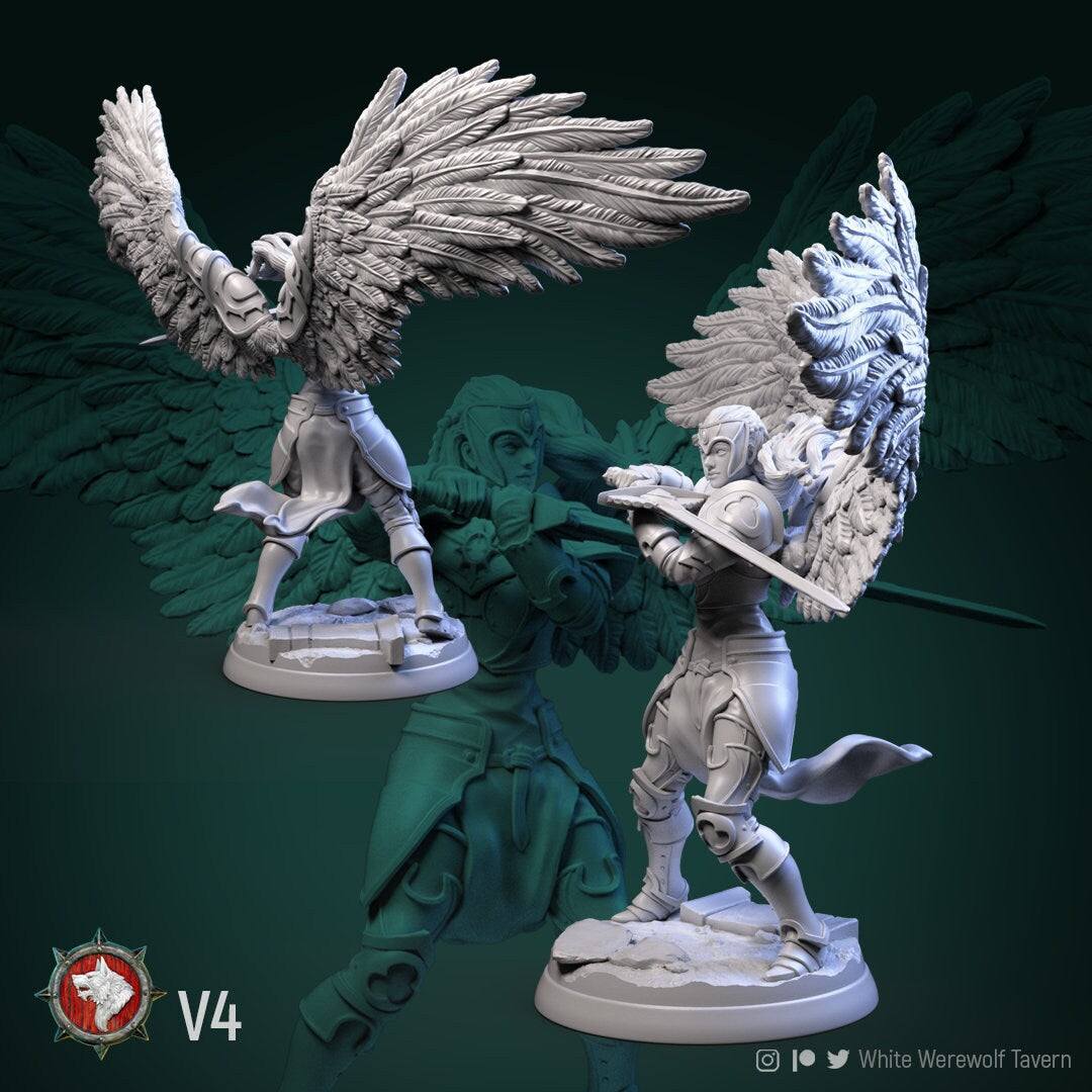 Valkyrie - Pose 4 - Unpainted Miniature