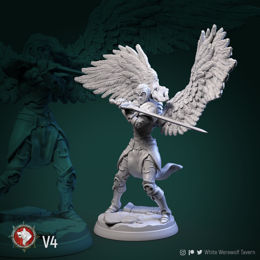 Valkyrie - Pose 4 - Unpainted Miniature