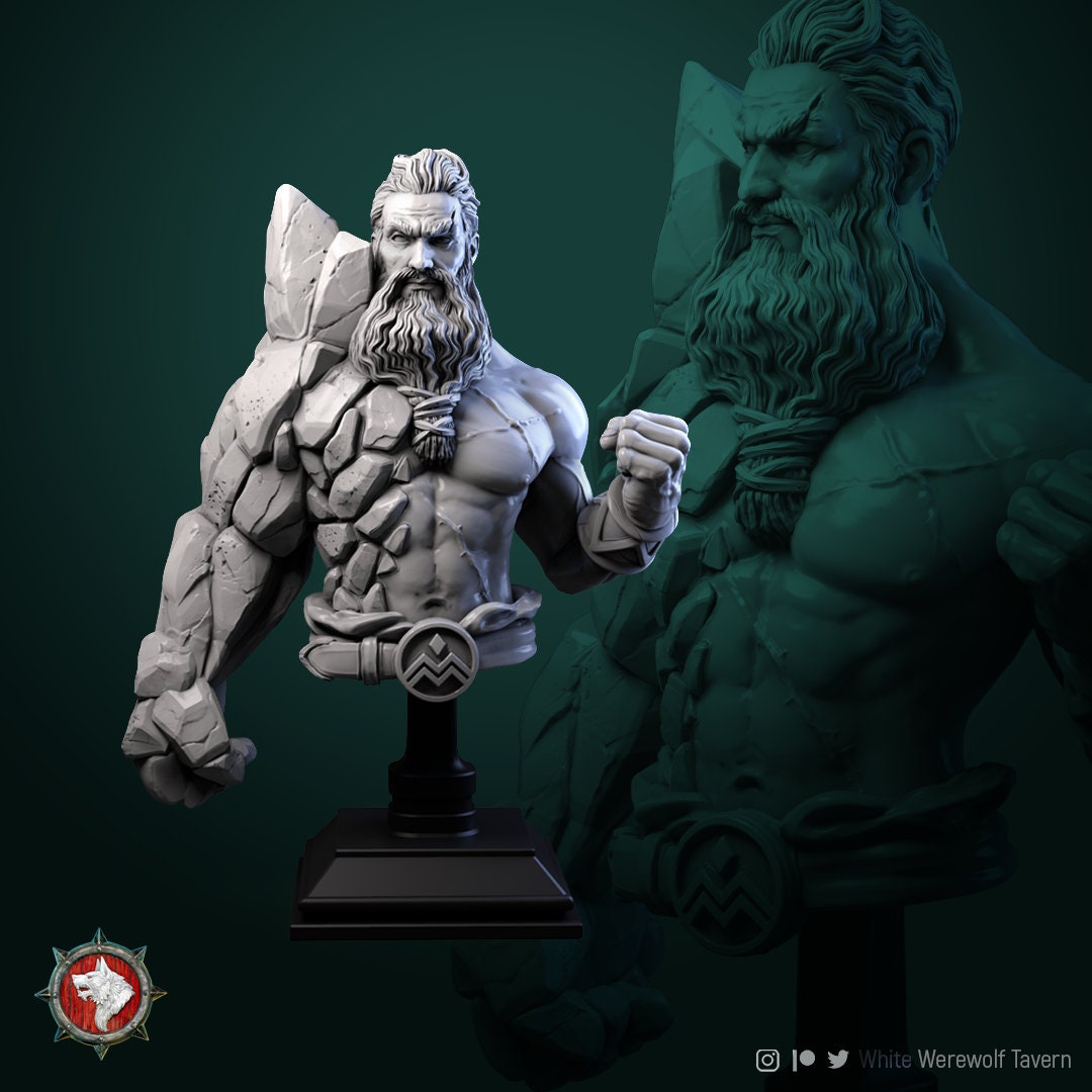 Earth Master - Monk Bust