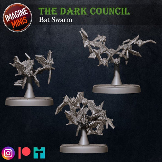 Bat Swarm - Unpainted Miniature