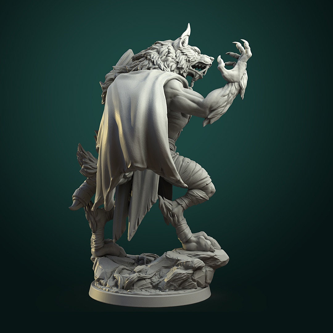 Karrash - Werewolf Leader - Unpainted Miniature