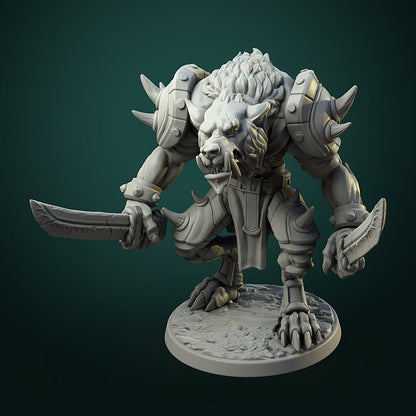 Werewolf Warrior - Unpainted Miniature