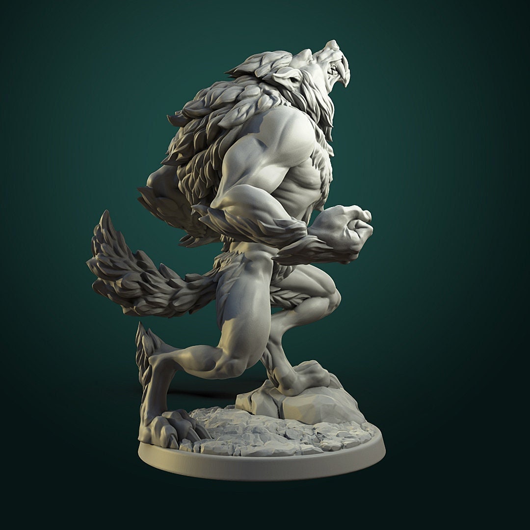 Furious Werewolf - Pose 2 - Unpainted Miniature