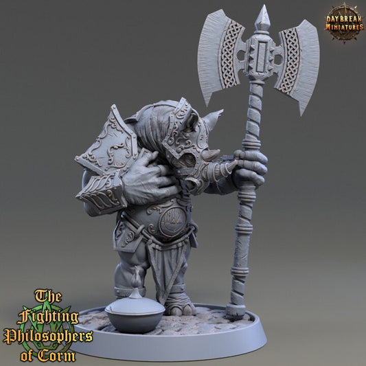 Archytas Heartfell - Rhinofolk - Unpainted Miniature